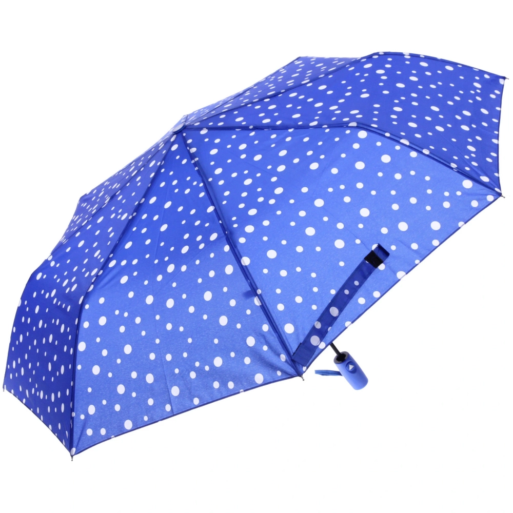 Зонт женский полуавтомат «Капли дождя», микс 6 цветов, 8 спиц, d-100см, длина в слож. виде 30см