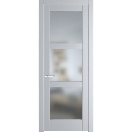 Межкомнатная дверь эмаль Profil Doors 4.6.2PD лайт грей остеклённая