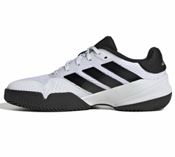 Детские теннисные кроссовки Adidas Barricade K - white/core black