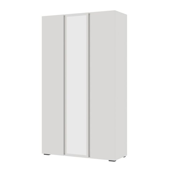 ХЕЛЕН ШК 02 Шкаф 3х створчатый с зеркаломФасад БЕЛЫЙ/Корпус БЕЛЫЙ