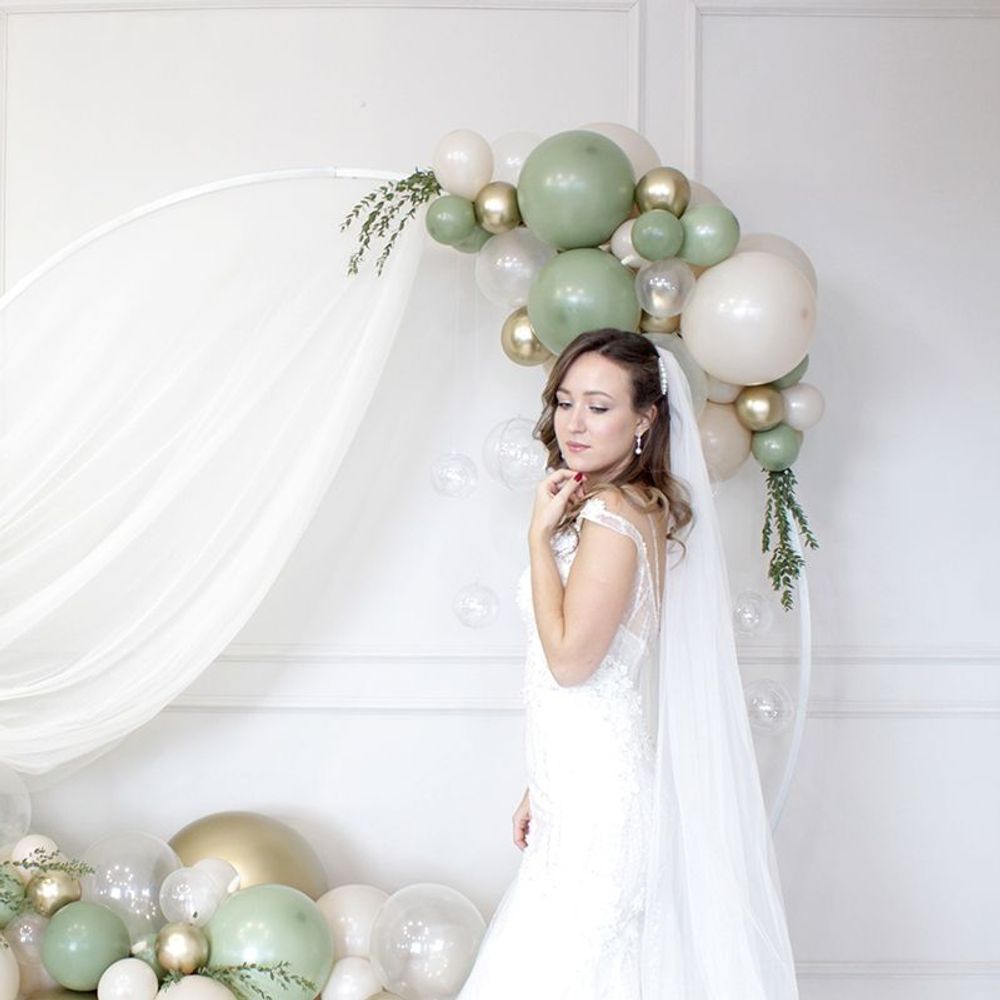 Шар (12"/30 см) Белый песок, Пастель / White Sand 50 шт.