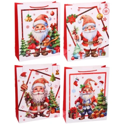 Пакет подарочный «Новогодний гость» 31*40*12 см, микс