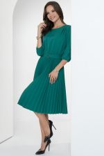 Платье Идеальный силуэт (гофре, верде) Diolche (Акция)