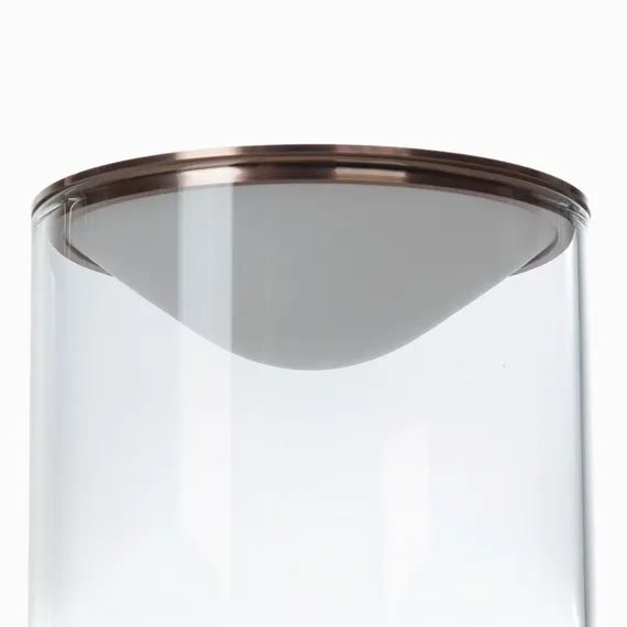 Настольный светильник Balance Ø12х22 см, прозрачный, коричневый