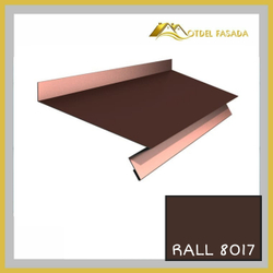 Отлив оконный металлический RALL 8017-Шоколадно-коричневый 0,45мм 2м