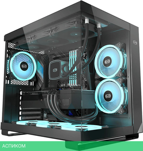 Корпус PCCooler C3 T500 ARGB BK черный без БП (C3-T500BKD6-GL)