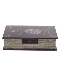 GAEM Шкатулка-книга с кодовым замком, L17,5 W7 H27 см