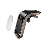 Держатель в авто на магните Hoco CA74 с креплением на решетку, 012145 Черный + серый