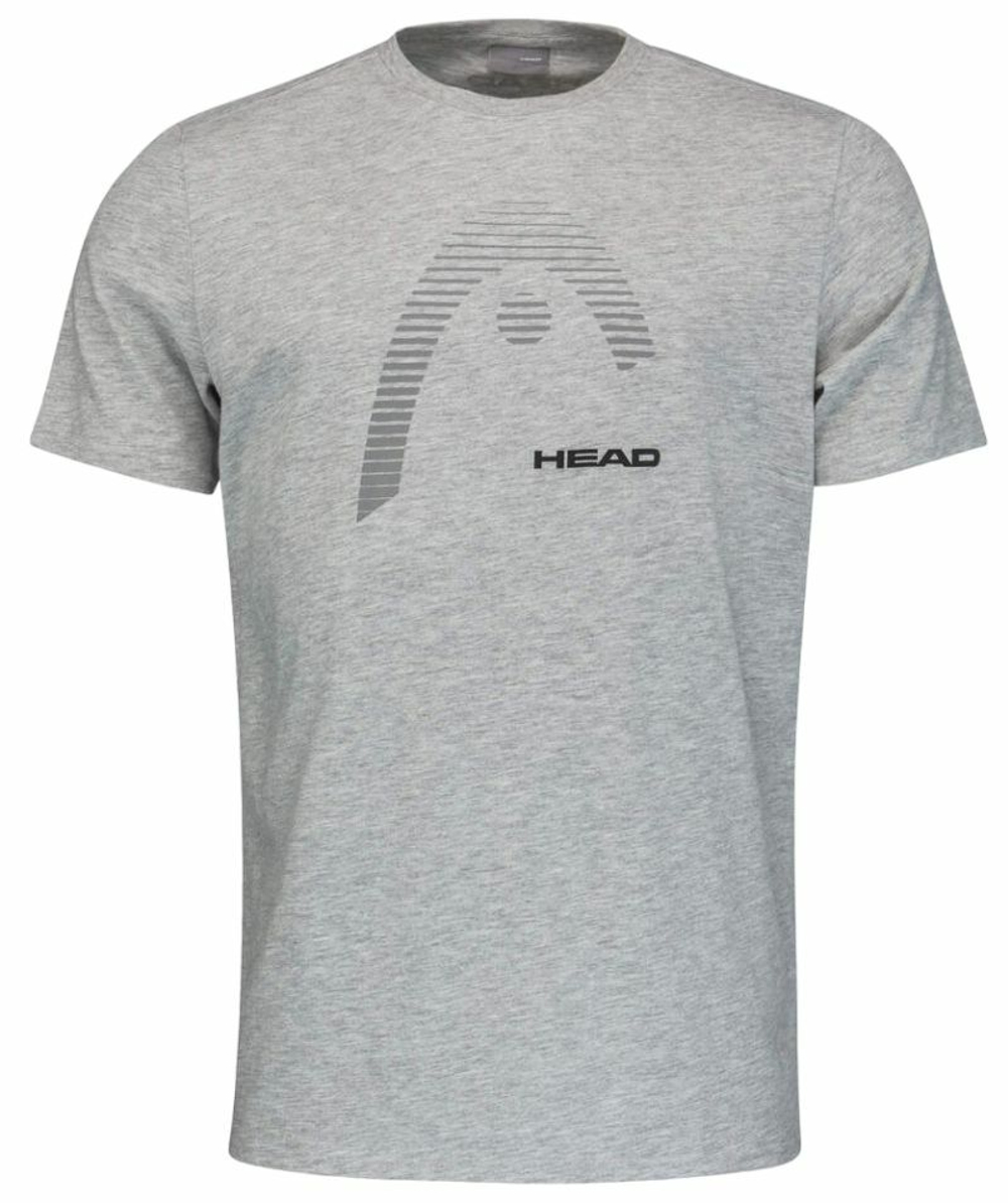 Мужская теннисная футболка Head Club Carl T-Shirt - grey melange
