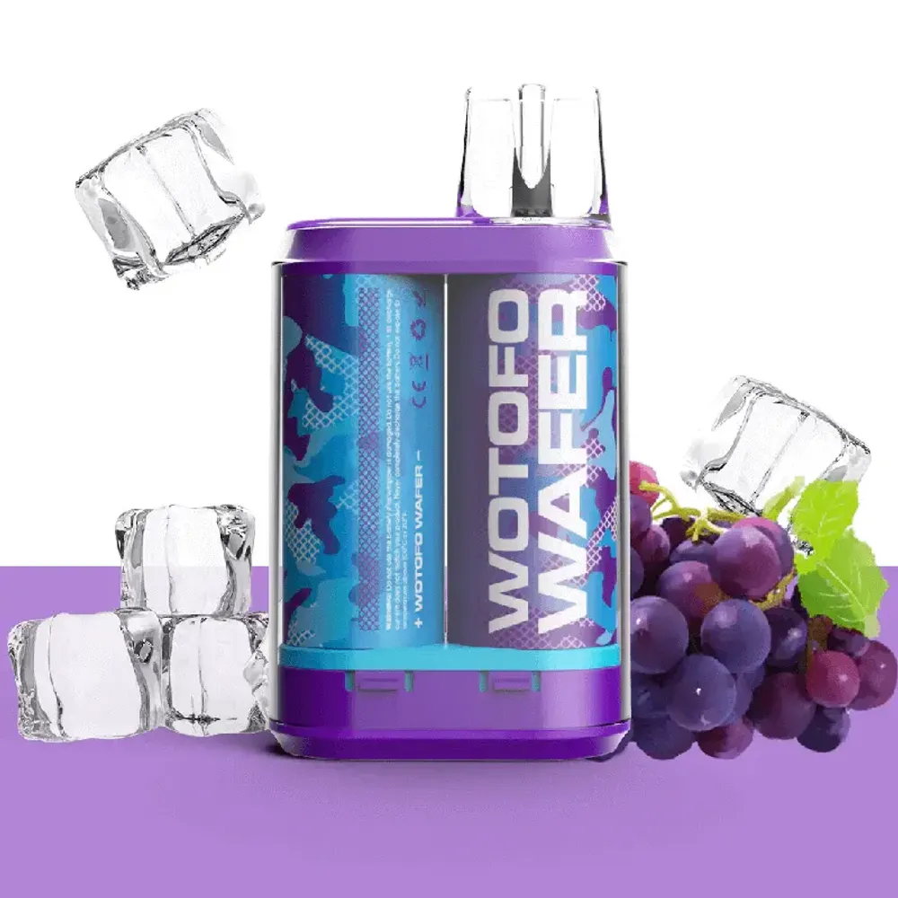 Wotofo Wafer 5000 - Grape Ice (5% nic)