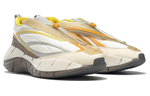 Cottweiler x Reebok Zig 3D Storm hydro first layer cowhide trend all-match thick-soled sports comfortable shock absorption non-slip wear-resistant low-cut life casual shoes for men and women with the same yellow and white stitching