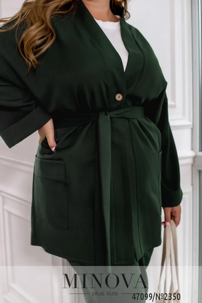 Костюм 2350-темно-зеленый Minova