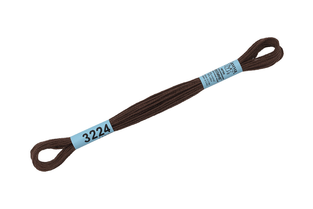 Мулине  "Gamma", 100% хлопок, 8 м, №3224