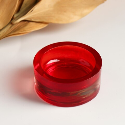 Подсвечник Санта 2,5х5,5 см (красный)