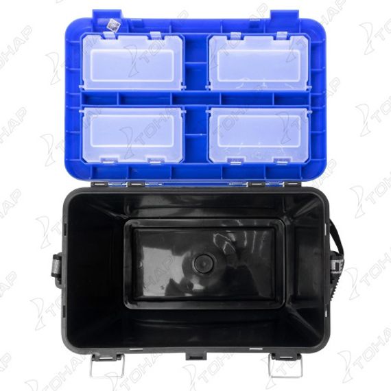 Ящик рыболовный зимний ICE FISHING PERCH односекционный синий (HS-IB-19-IFB-1) Helios