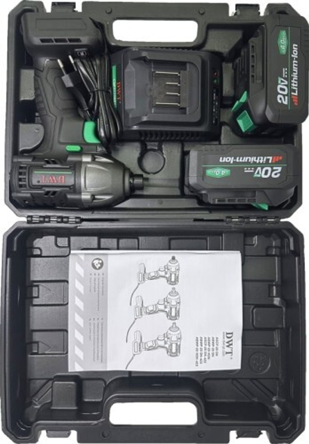 Гайковерт аккумуляторный DWT ASCP-20 DN-4C2 BMC ударный