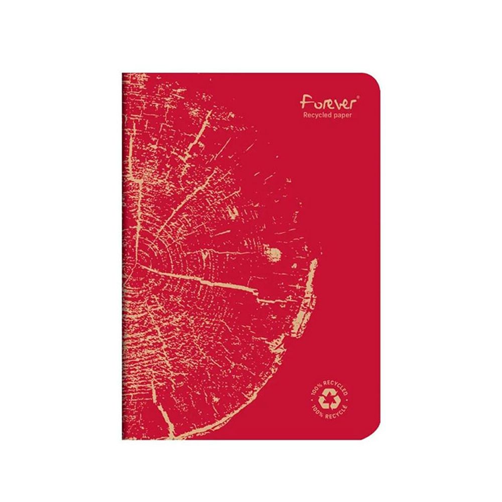 Тетрадь Clairefontaine Forever Premium, A5, в линейку 90 грамм Brick Red (68486C_RE)