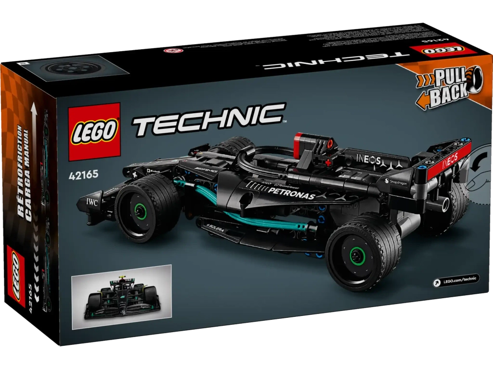 Конструктор LEGO Technic 42165 Гоночная машина Mercedes-AMG F1 W14 E Performance Pull-Back