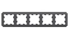 ATLASDESIGN ANTIQUE 5-постовая РАМКА, универсальная, БАЗАЛЬТ