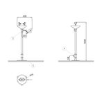 Аварийный фонтан напольный нерж. сталь BOCCHISF SC320 зеленый