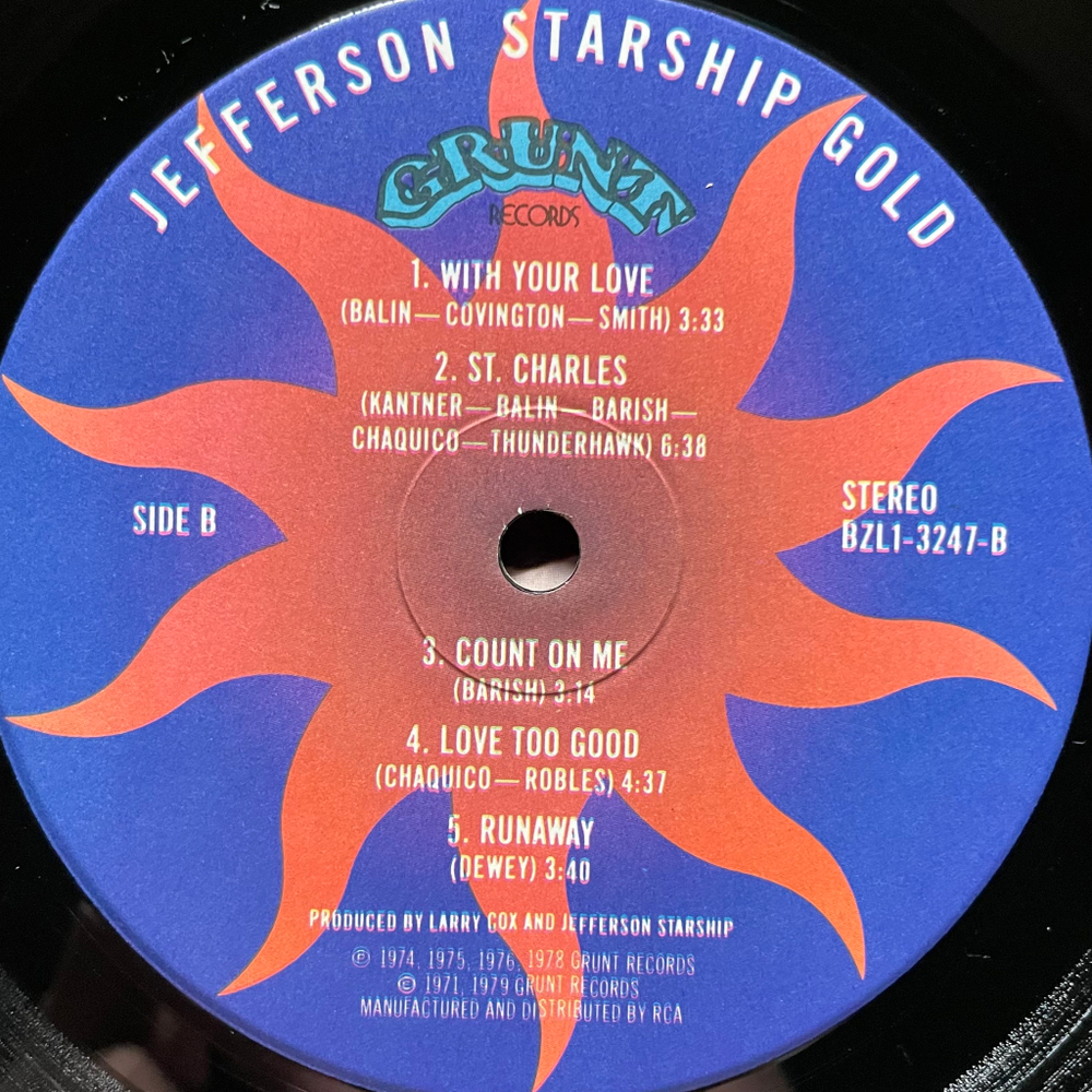 Jefferson Starship ‎– Gold (США 1979г.)