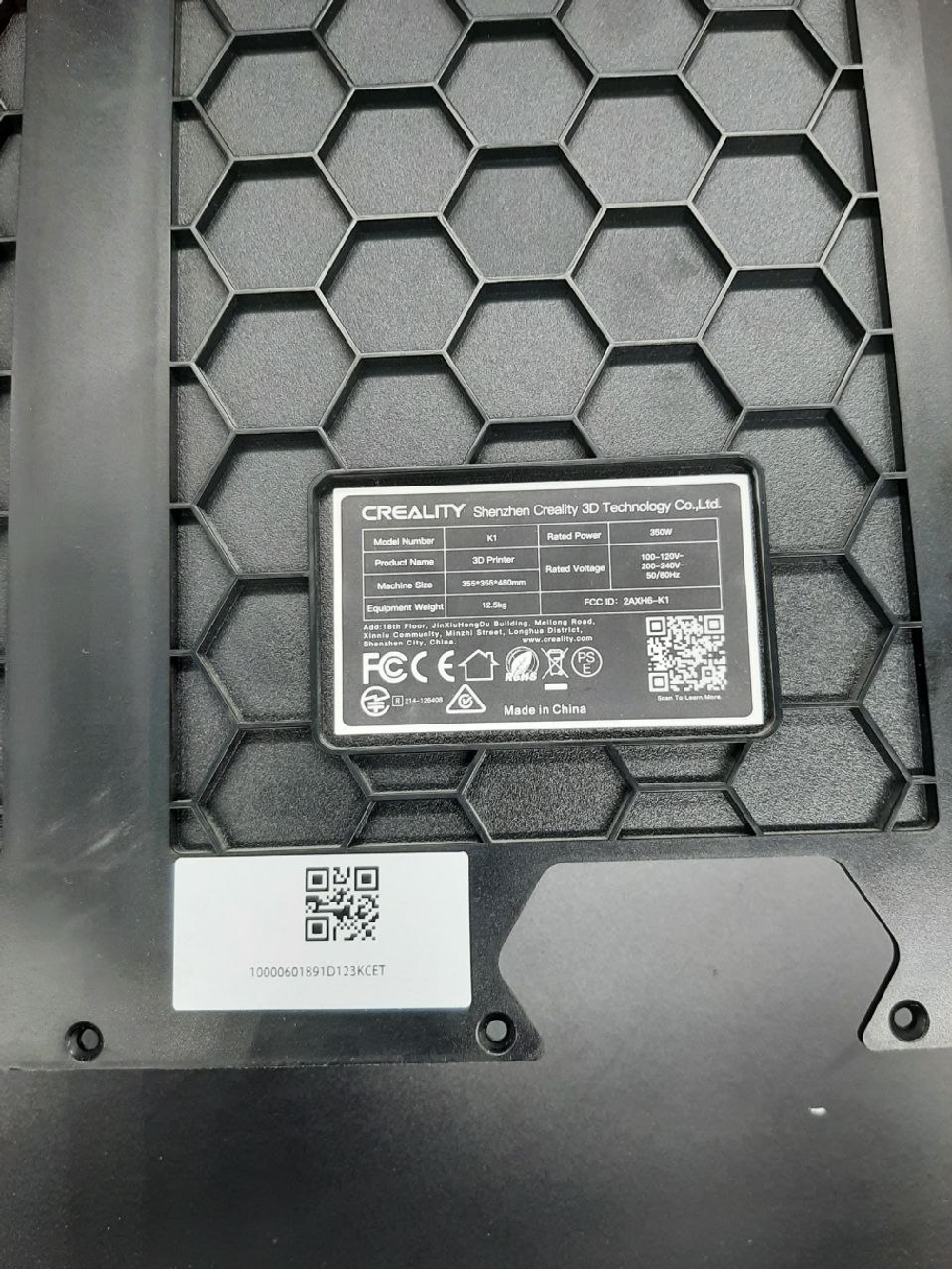 Задняя стенка с осью Z Creality K1 / K1C