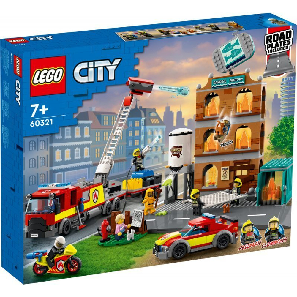 Конструктор LEGO City - Пожарная служба 60321 купить в Москве | Доставка по  России.