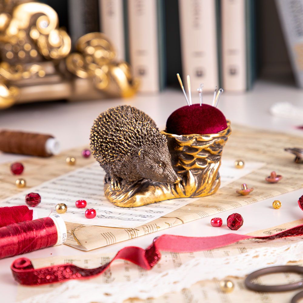 Игольница Ежик Барб Бронза