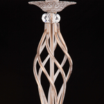 Торшер 01003/1 белый с золотом