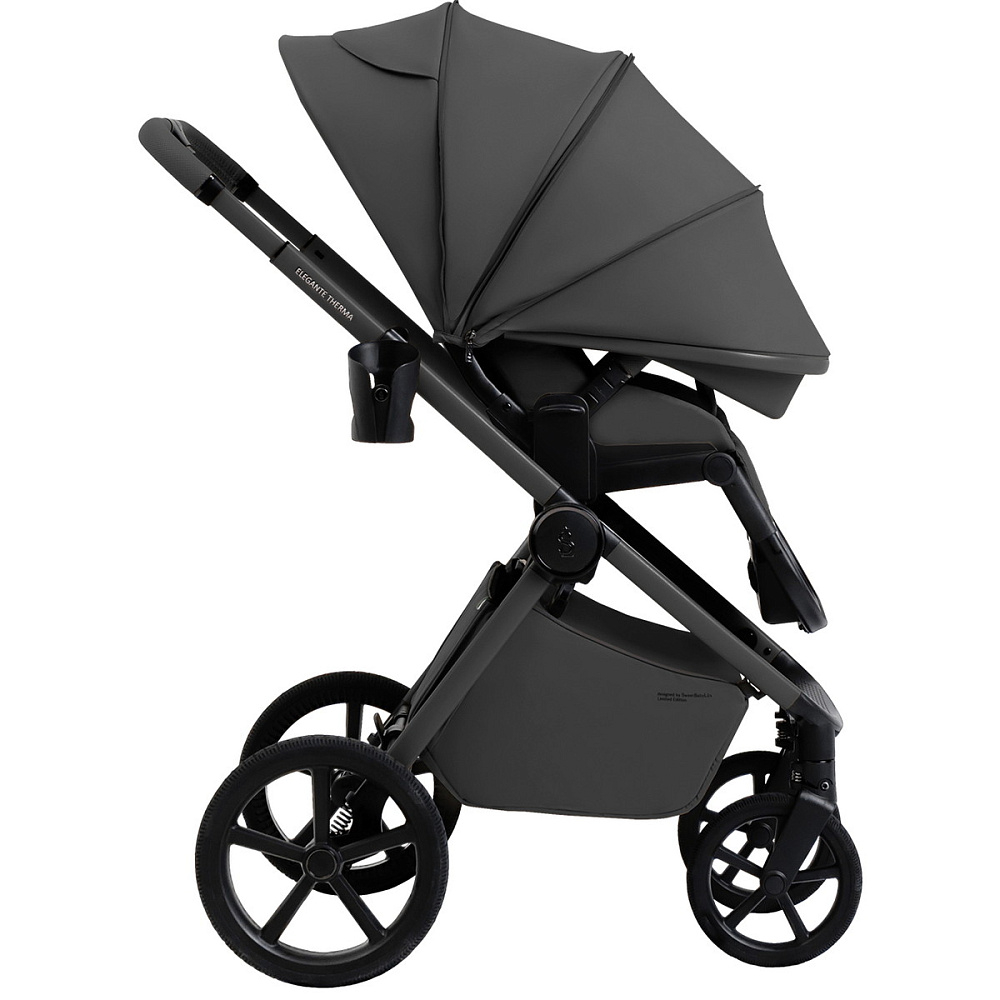 Детская коляска 2 в 1 Sweet Baby SBL Elegante Therma Colore 427712 Dark Grey