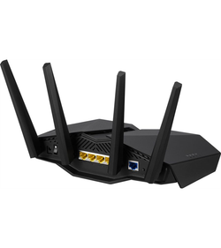Роутер ASUS RT-AX82U // AX5400 // 574 + 4804Mbps, 2,4 + 5 gGz, 4 antenna, USB, GBT LAN ; 90IG05G0-MU2R10
