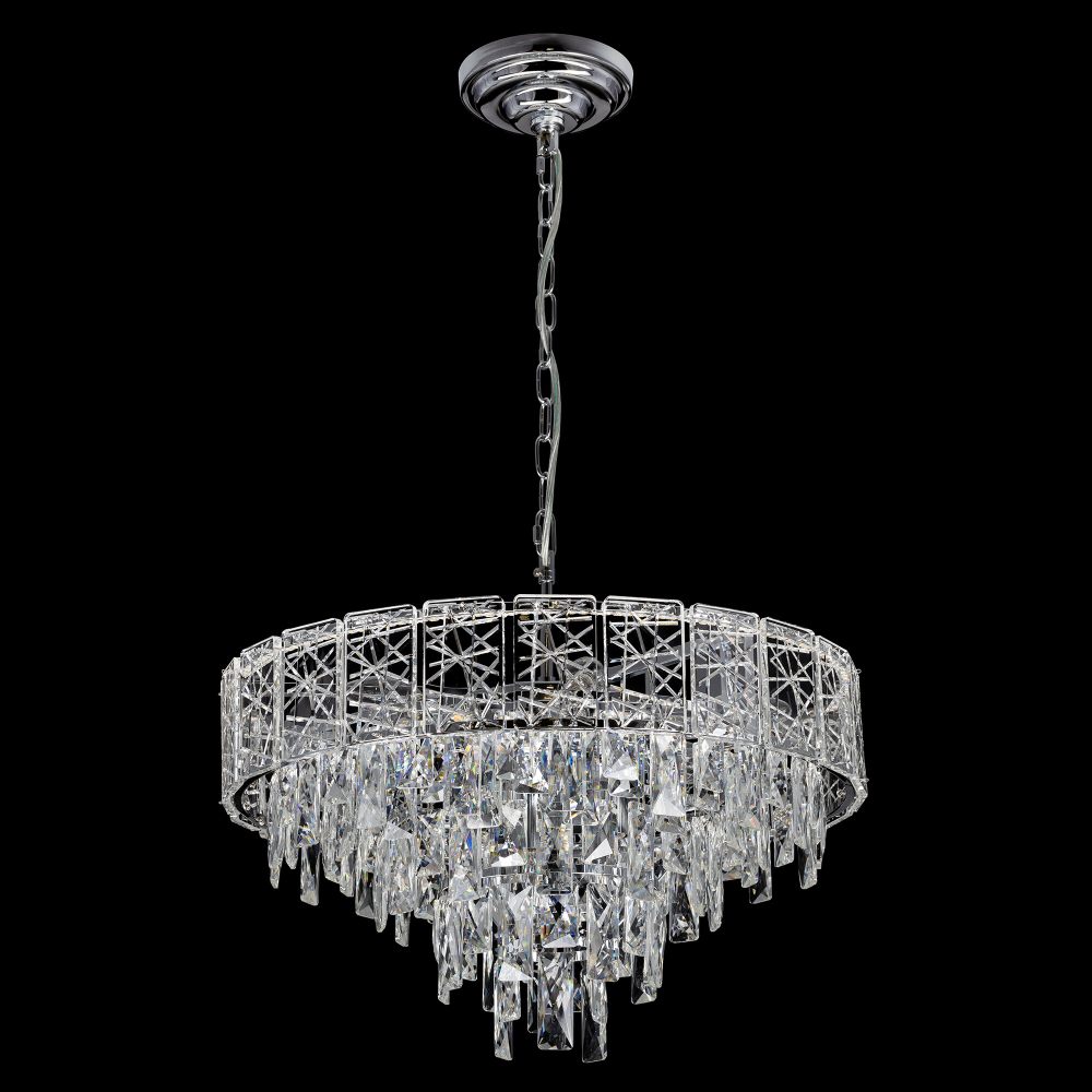 Citilux SAGRADA CL317251 Люстра хрустальная подвесная Хром