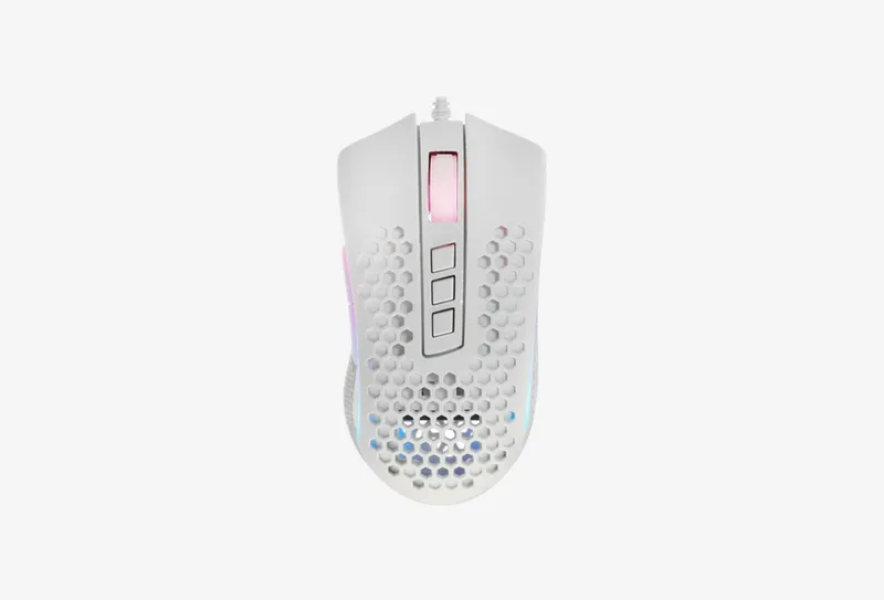 Мышь проводная Redragon Storm [77933] белый