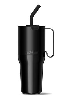Термостакан Klean Kanteen Rise Tumbler 36oz Straw Lid (1065 мл) Black
