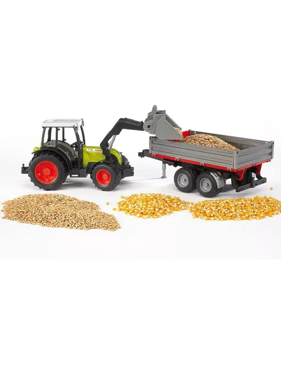 Трактор Claas Nectis с погрузчиком и прицепом с 02112