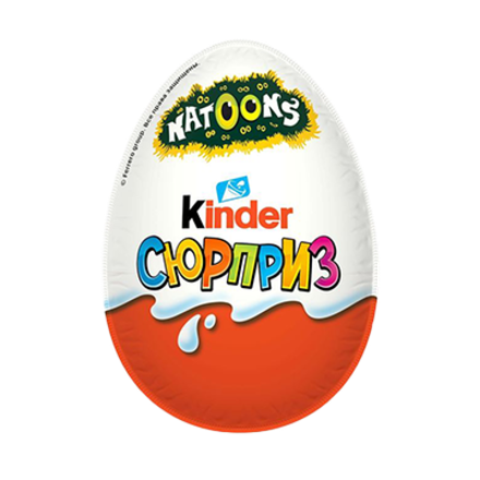 Яйцо из молочного шоколада Natoons Kinder 20г