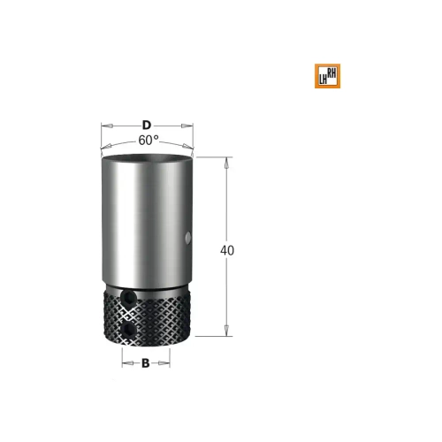 Патрон для свёрл на станок Masterwood D=10x19,4 LT=40 RH/LH CMT 360.301.00