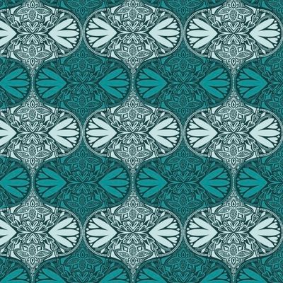 Бирюзовый узор