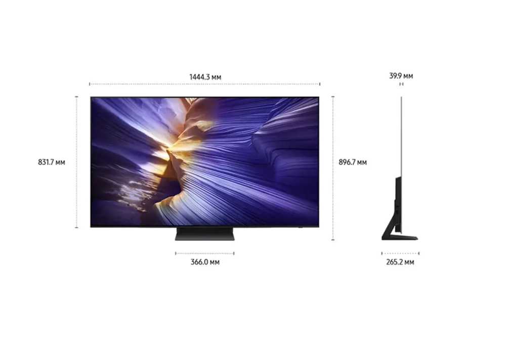 Телевизор Samsung QE65S90F, 4K Ultra HD, OLED, 2025