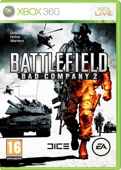 Xbox 360 - Battlefield: Bad Company 2 (Б/У, Полностью на русском языке)