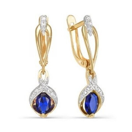 Серьги из золота с бриллиантами