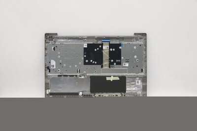 Верхняя панель с клавиатурой (топкейс) для ноутбука Lenovo 5-15IIL05 / ARE / ITL / ALC серая , раскладка - русская (5CB0X56317)
