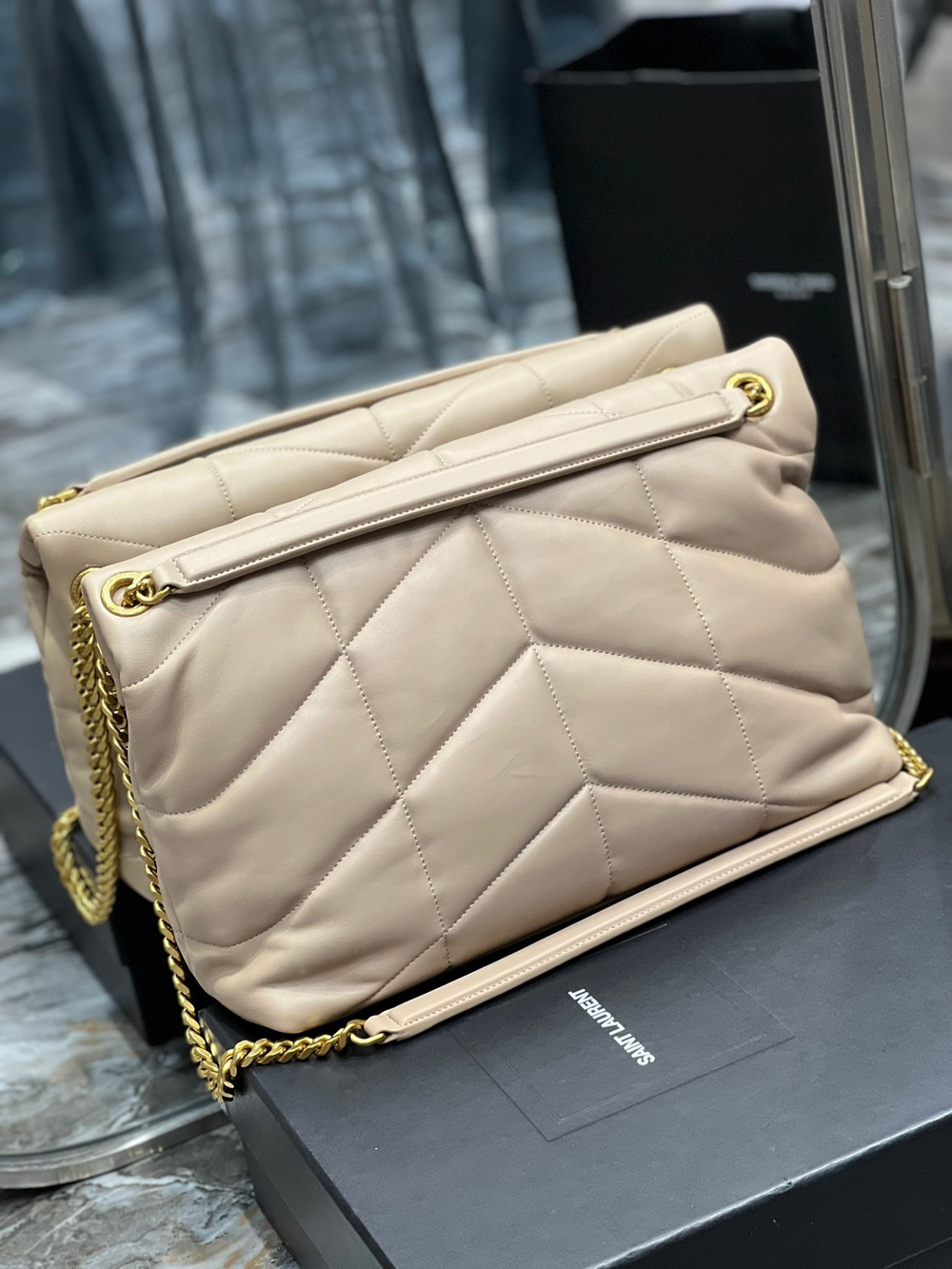 Saint Laurent Loulou Puffer Bag 35 cm