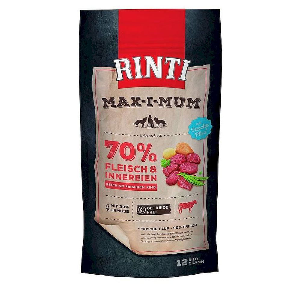 Rinti Max-i-mum Rind (Говядина ) Сухой корм для собак всех пород 12 кг