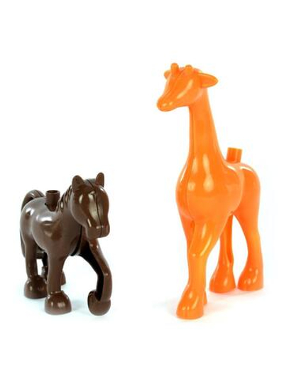 Конструктор в ведерке "Замок" BLOCKS. Артикул Арт.№076 (в наборе 76 деталей конструктора, ведро, кры