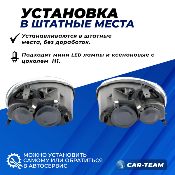 Фары Лада Приора передние круглые би линзы с ангельскими глазками и ДХО с поворотниками аля лексус, хром маска