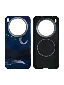 Карбоновый чехол для Vivo X300 с MagSafe ночной свет (Night light)