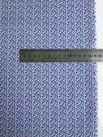 Коттон сорочка принт птицы, синий/белый NB#48