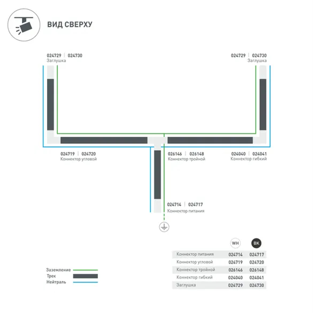 Коннектор гибкий LGD-4TR-CON-FLEX-WH (C) (Arlight, IP20 Пластик, 3 года) 024040