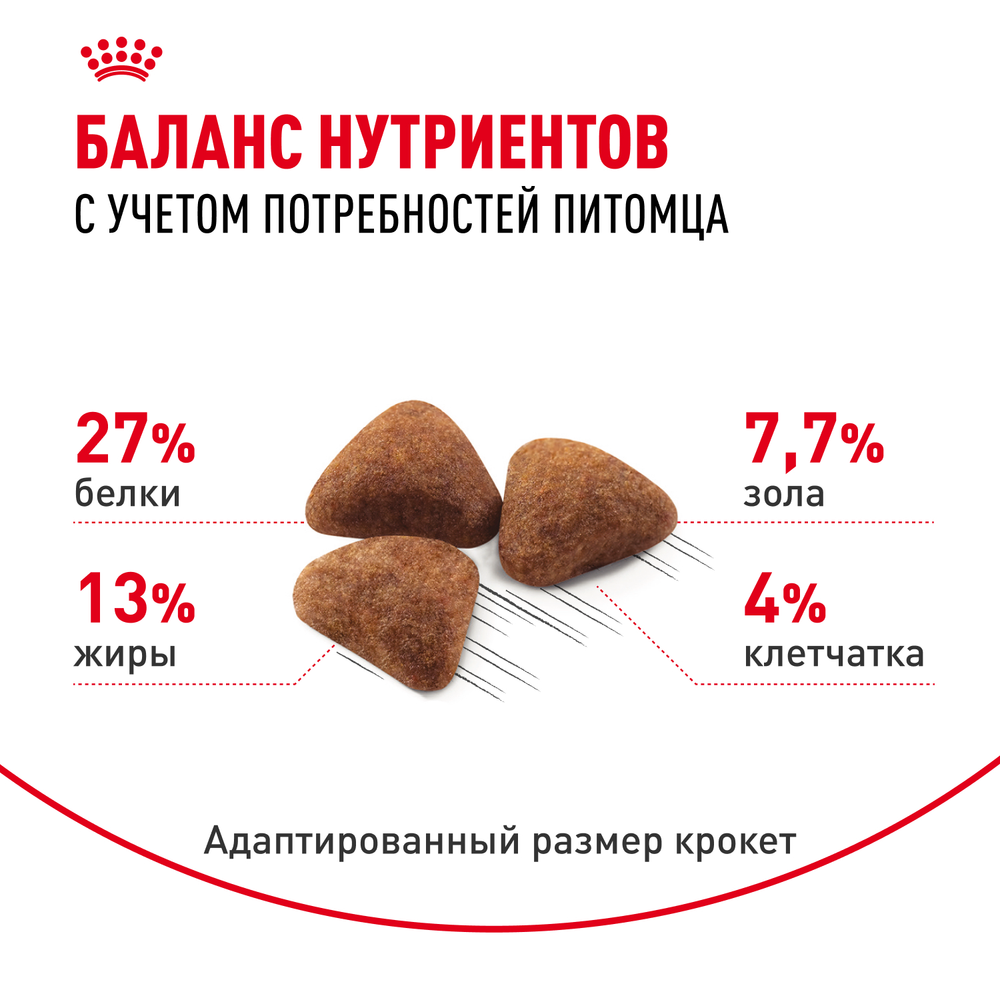 Royal Canin Indoor Индор Корм сухой сбалансированный для взрослых кошек в возрасте от 1 года до 7 лет живущих в помещении 400г